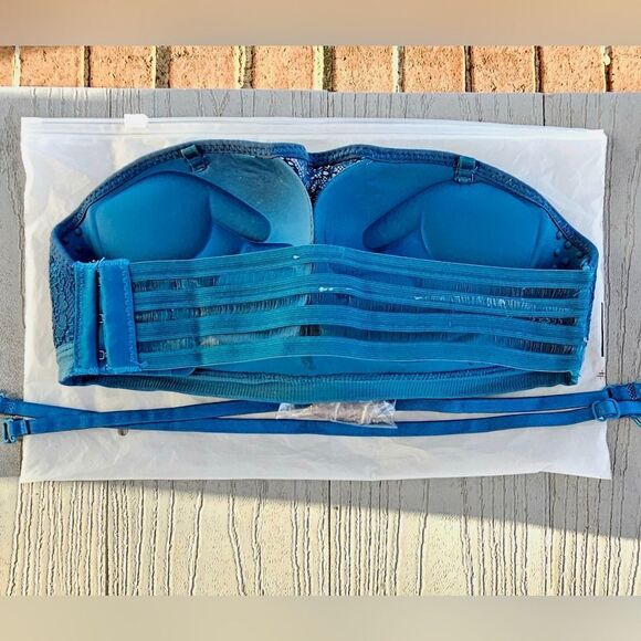 Je Taime Beautiful Girls Multiway Lace Up Push Up CORSET BRA 32B NEW IN BAG - Picture 5 of 16